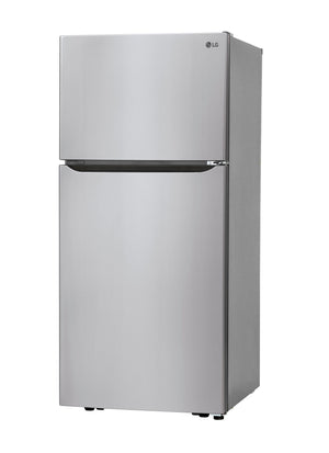 LG 20.2-cu ft Top-Freezer Refrigerator ( Stainless Steel ) ENERGY STAR Certified