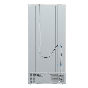 FORNO Salerno Espresso 15.62-cu ft Counter-Depth Side-by-Side Refrigerator ( White )