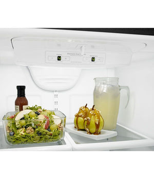 Amana 22.1-cu ft Standard-Depth Bottom-Freezer Refrigerator Ice Maker Optional (sold separately) ( White )