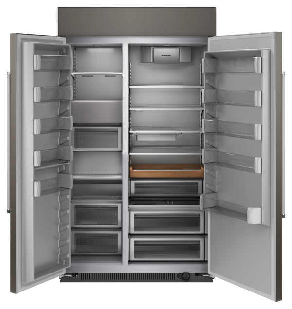 KitchenAid 30-cu ft Counter-Depth Side-by-Side Refrigerator ( Panel Ready )