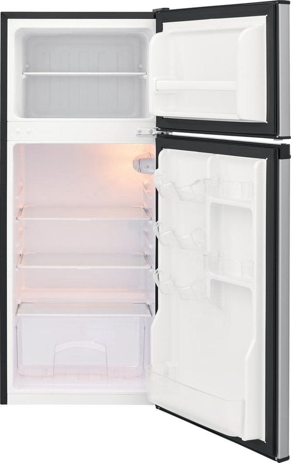 Frigidaire 4.5-cu ft Mini Fridge with Freezer ( Silver Mist ) ENERGY STAR