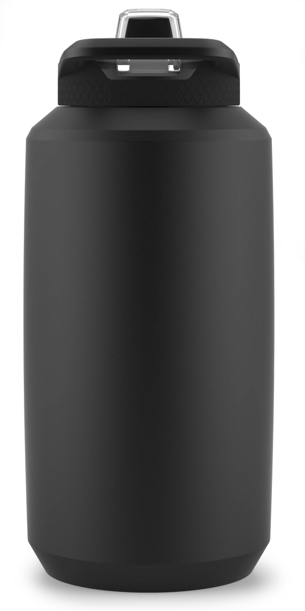 Zulu Black 64 fl oz. Half Gallon Stainless Steel Goals Jug Water Bottle