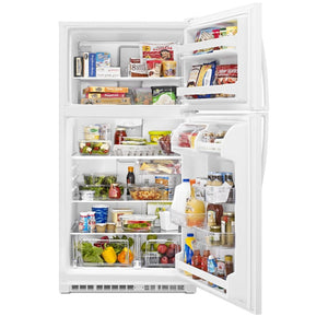 Whirlpool 20.5-cu ft Top-Freezer Refrigerator ( White )
