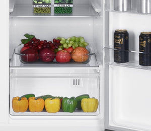 Impecca 18.8-cu ft Counter-Depth Side-by-Side Refrigerator Built-In ( White )