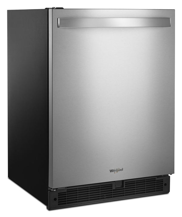 Whirlpool 5.1000-cu ft Built-In Mini Fridge ( Stainless steel ) ENERGY STAR