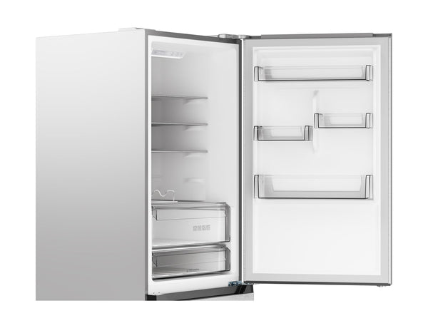 Sharp 11.5-cu ft Standard-Depth Bottom-Freezer Refrigerator Stainless Steel ) ENERGY STAR Certified