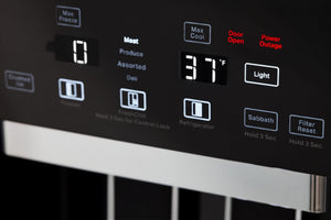 KitchenAid 20.8-cu ft Counter-Depth Side-by-Side Refrigerator Built-In ,Water and Ice Dispenser ( Stainless Steel )