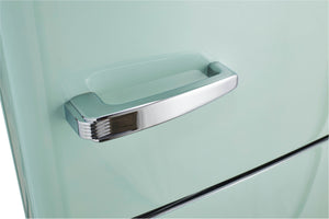 UNIQUE Classic Retro 11.7-cu ft Counter-Depth Bottom-Freezer Refrigerator Summer Mint Green ) ENERGY STAR Certified