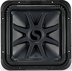 Kicker Solo-Baric L7S 1500W 12″ 2 Ohm DVC Sealed or Ported Square Subwoofer