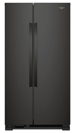 Whirlpool 25.1-cu ft Side-by-Side Refrigerator ( Black )