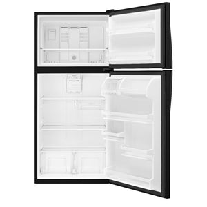 Whirlpool 18.2-cu ft Top-Freezer Refrigerator ( Black )