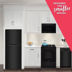 Frigidaire 11.6-cu ft Counter-Depth Top-Freezer Refrigerator ( Black ) Garage Ready ENERGY STAR Certified