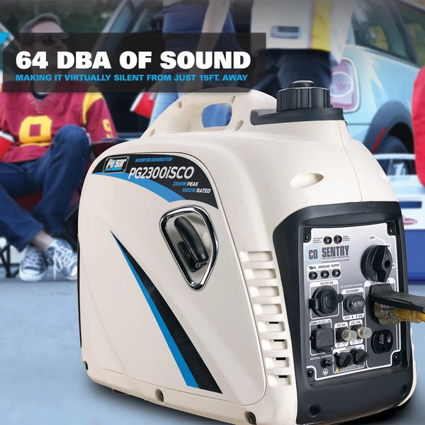 Pulsar 2,300-Watt Gas-Powered Inverter Generator with CO Sentry