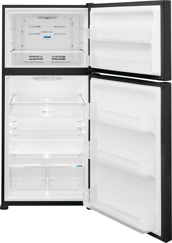 Frigidaire 20-cu ft Top-Freezer Refrigerator ( Black ) Garage Ready