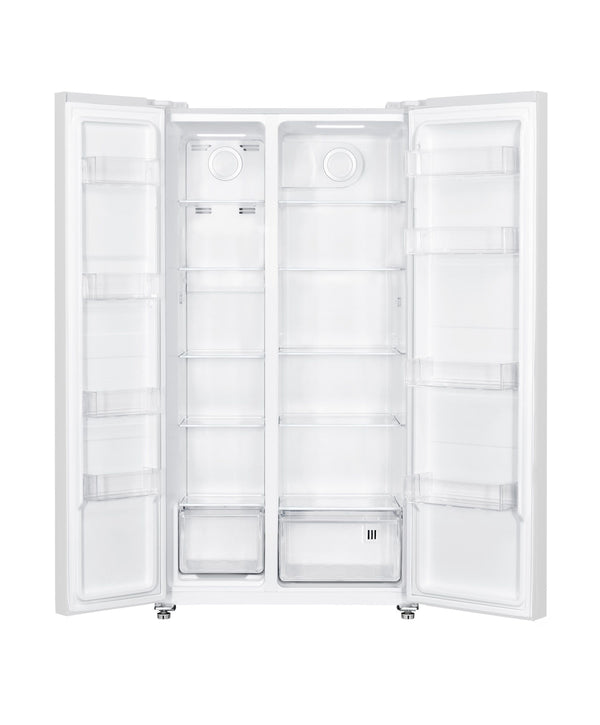 Impecca 18.8-cu ft Counter-Depth Side-by-Side Refrigerator Built-In ( White )