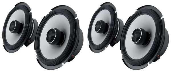 (4) Alpine S2-S65 80 Watt RMS 6.5″ S-Series 2-Way Coaxial Car Audio Speakers
