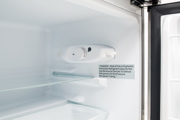 EdgeStar 3.1-cu ft Mini Fridge with Freezer ( Stainless Steel ) Garage Ready ENERGY STAR