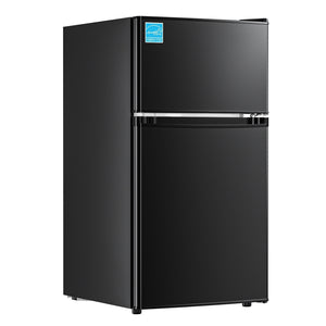 Upstreman 3.1-cu ft Mini Fridge with Freezer(Black)ENERGY STAR