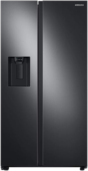 Samsung 27.4-cu ft Side-by-Side Refrigerator with Ice Maker ,Water and Ice Dispenser ( Fingerprint Resistant Black Stainless Steel )