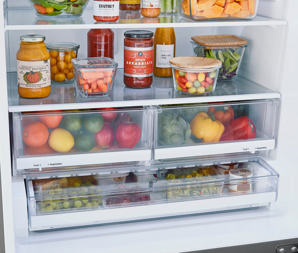 LG 25.5-cu ft Standard-Depth Bottom-Freezer Refrigerator with Ice Maker ( PrintProof Stainless Steel ) ENERGY STAR Certified