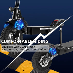 AJOOSOS X750 Electric Scooter, 1300W Powerful Motor, 35 mph Max Speed, 40 Miles Long Range, Foldable Electric Scooter Adults