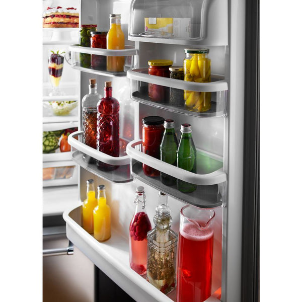 KitchenAid 22.07-cu ft Standard-Depth Bottom-Freezer Refrigerator Ice Maker Optional (sold separately) ( Stainless steel ) ENERGY STAR Certified