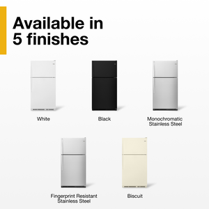 Whirlpool 20.5-cu ft Top-Freezer Refrigerator ( Black )