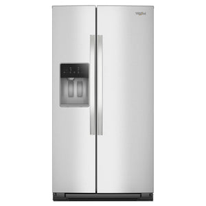 Whirlpool 20.85-cu ft Side-by-Side Refrigerator with Ice Maker ,Water and Ice Dispenser ( Fingerprint Resistant Stainless Finish )