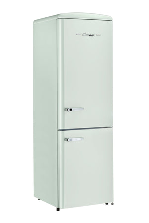 UNIQUE Classic Retro 11.7-cu ft Counter-Depth Bottom-Freezer Refrigerator Summer Mint Green ) ENERGY STAR Certified