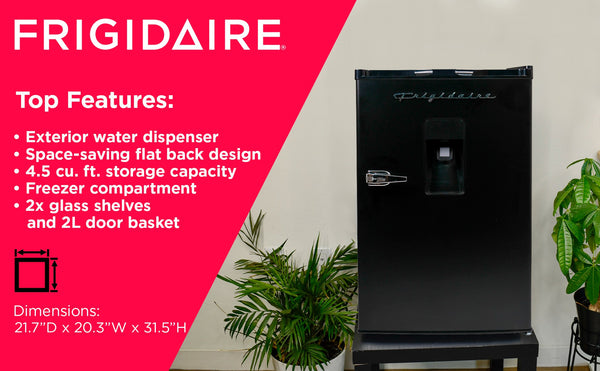 Frigidaire 4.5-cu ft Mini Fridge ( Black )
