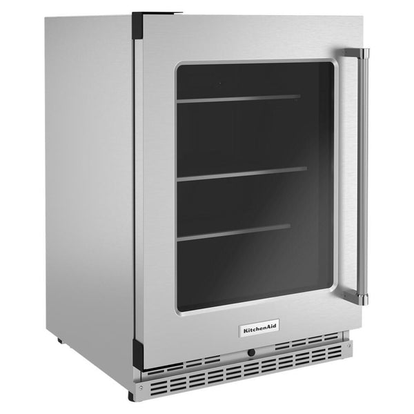 KitchenAid 5.2-cu ft Built-In Mini Fridge ( Stainless Steel )