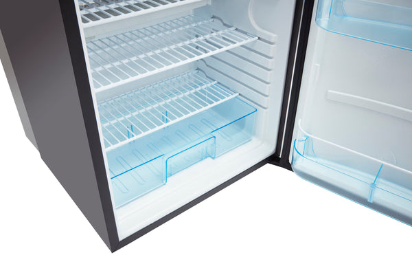 UNIQUE Off-Grid 3.4-cu ft Mini Fridge with Freezer ( Black )