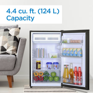 Danby 4.4-cu ft Mini Fridge with Freezer ( Stainless ) ENERGY STAR