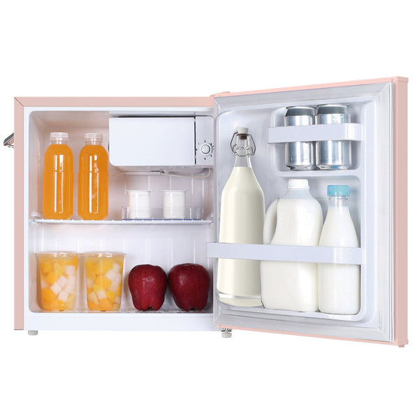 Frigidaire 1.6-cu ft Mini Fridge with Freezer ( Coral )