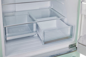 UNIQUE Classic Retro 17.7-cu ft Counter-Depth Bottom-Freezer Refrigerator with Ice Maker ( Summer Mint Green ) ENERGY STAR Certified