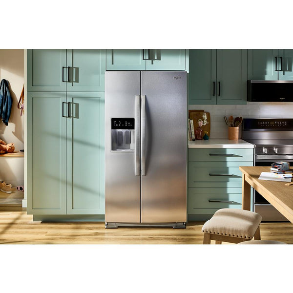 Whirlpool 28.7-cu ft Side-by-Side Refrigerator with Ice Maker ,Water and Ice Dispenser ( White )