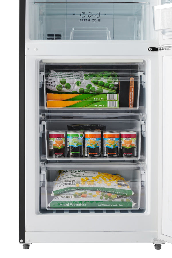 iio Retro-Mod RM1 11-cu ft Standard-Depth Bottom-Freezer Refrigerator Black ) ENERGY STAR Certified