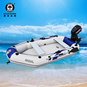 2.3m 0.7MM PVC inflatable rowing boats for 2-3 person fishing tools laminated wear resistant with oars and pump