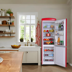 ConServ 10.7-cu ft Standard-Depth Bottom-Freezer Refrigerator Red )