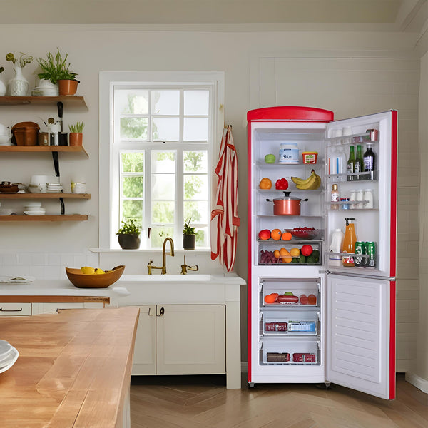 ConServ 10.7-cu ft Standard-Depth Bottom-Freezer Refrigerator Red )