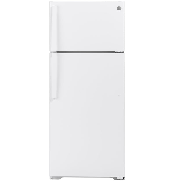 GE 17.5-cu ft Top-Freezer Refrigerator ( White )