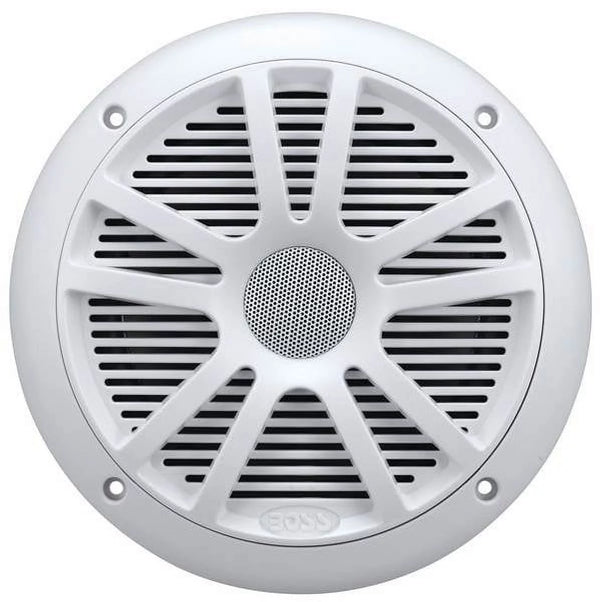 2) New Boss Audio MR6W 6.5″ 180W Dual Cone Marine/Boat Speakers Stereo- White