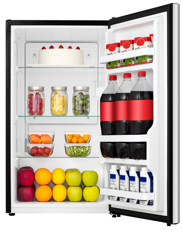 Hisense 4.4-cu ft Mini Fridge ( Silver ) ENERGY STAR