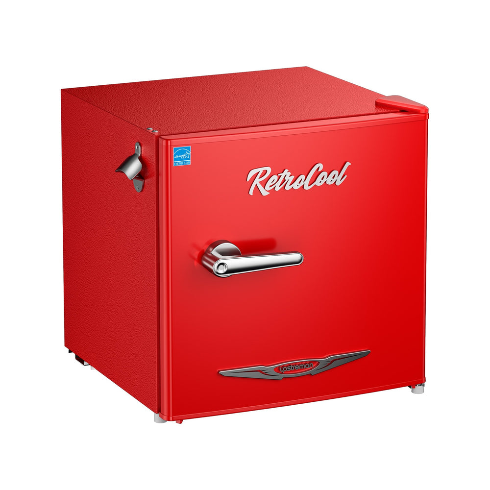Upstreman 1.7-cu ft Retro Mini Fridge(Red)ENERGY STAR