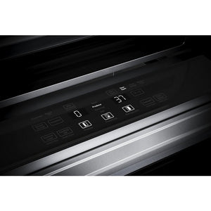 KitchenAid 30-cu ft Counter-Depth Side-by-Side Refrigerator Built-In with Ice Maker ( Stainless Steel with PrintShield Finish )