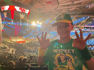 John Cena Earn The Day Boys Costume T-shirt Baseball Hat Headband Wristbands YL