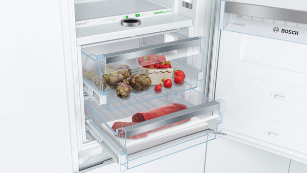 Bosch 800 Series custom panel with Home Connect 9-Cu. Feet Counter-Depth Built-In Bottom-Freezer Refrigerator Panel ready ) ENERGY STAR Certified
