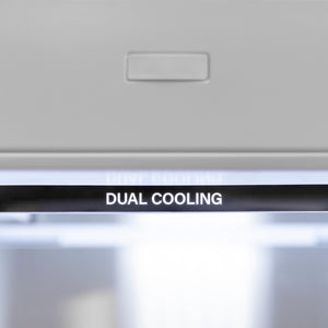 ZLINE KITCHEN & BATH Counter-Depth 32.2-cu ft 4 -Door Built-In French Door Refrigerator with Ice Maker with Water Dispenser ( Black Stainless Steel with Black Stainless Steel Panel ) ENERGY STAR Certified