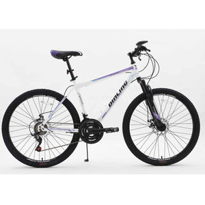 Dinling Hybrid Bike for Men and Women, Shimano 21-Speed, 26 Inch  Mountain Bike Purple