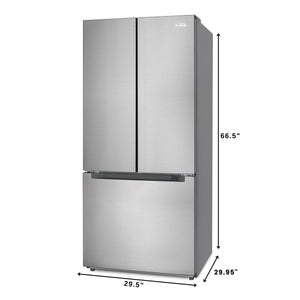 KoolMore 18.5-Cu. Feet Commercial Refrigerators 3 Stainless steel -Door French door ( Stainless steel )